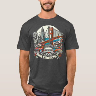San Francisco retro Stil T Shirt