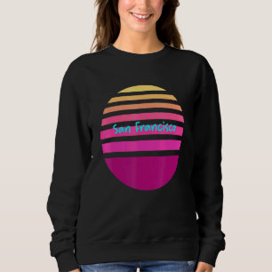 San Francisco Retro Sunset T Shirt