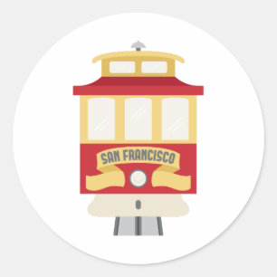 San Francisco Runt Klistermärke