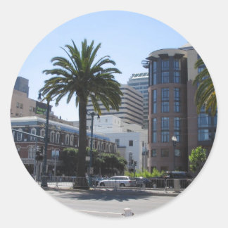 San Francisco Runt Klistermärke