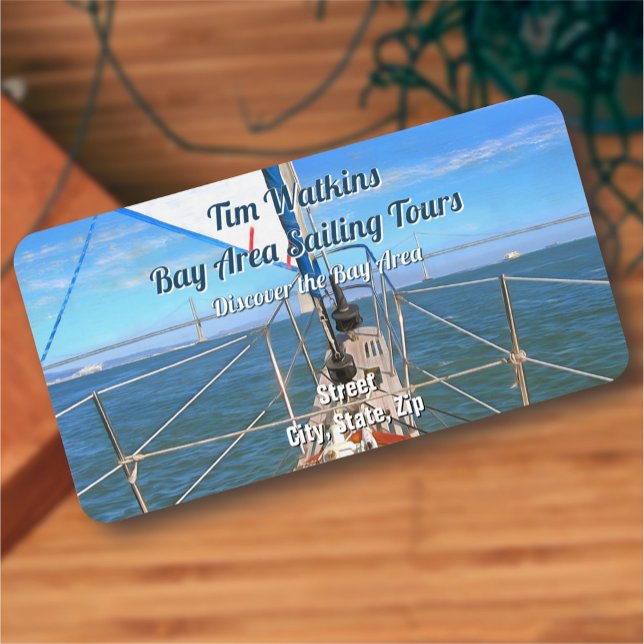 San Francisco Sailing 0869 Adress Adressetikett (Skapare uppladdad)