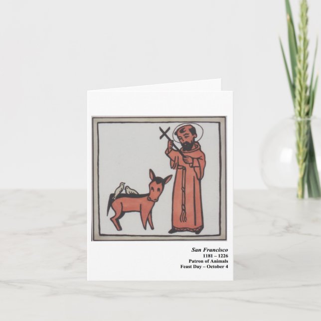 San Francisco Santo kort (Framsida)