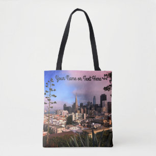 San Francisco Skyline #12 All over Print Tote Bag Tygkasse