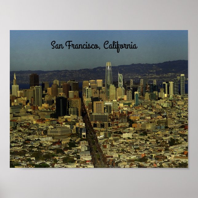 San Francisco Skyline #13 Poster (Framsidan)