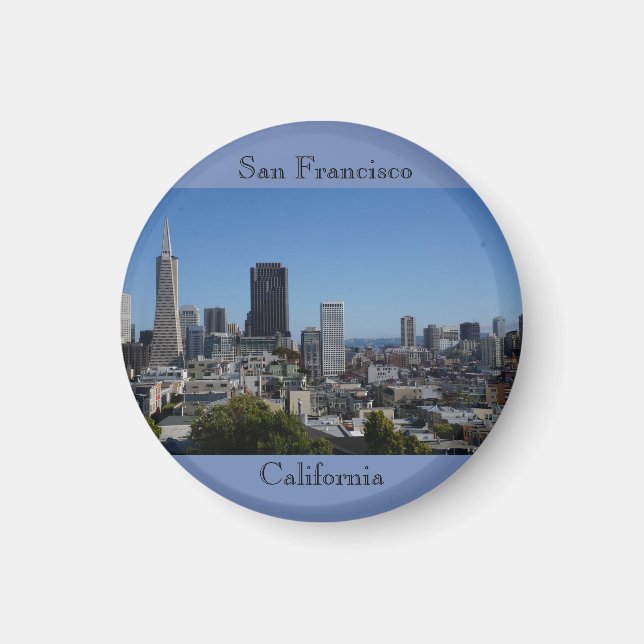San Francisco Skyline #1 Magnet (Framsidan)