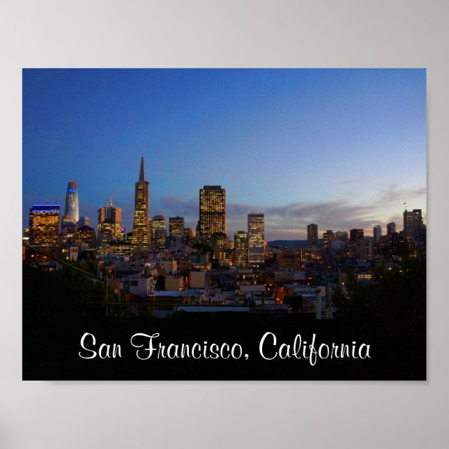 San Francisco Skyline #3 Poster (Framsidan)