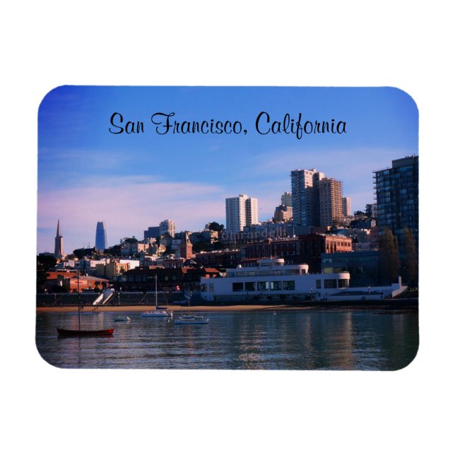 San Francisco Skyline #6 Magnet (Horisontell)