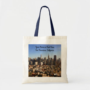 San Francisco Skyline #8-2 Tote Bag Tygkasse