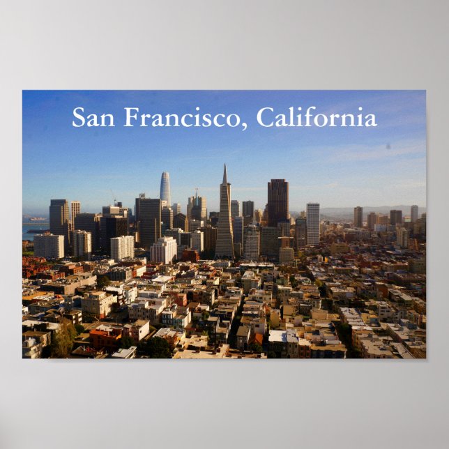 San Francisco Skyline #8 Poster (Framsidan)