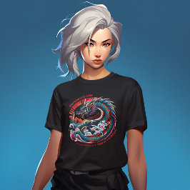 San Francisco Skyline Anime Dragon: Lunar New Year T Shirt