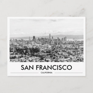 San Francisco Skyline Avskedspresent Vykort