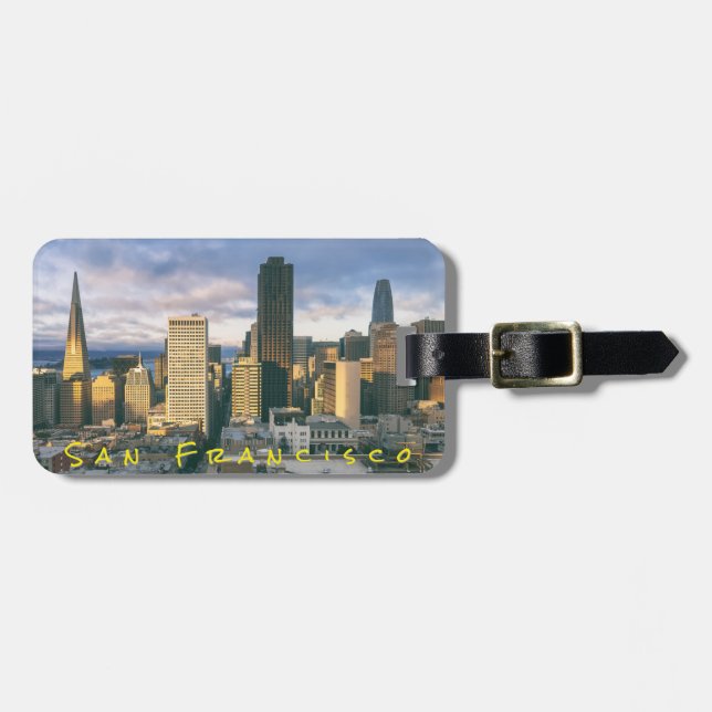 San Francisco Skyline Bagagebricka (Horisontell Framsida)
