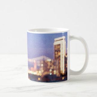 San Francisco Skyline Bokeh Ljus Mugg