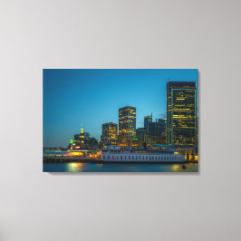 San Francisco Skyline Canvastryck | Stadsljus