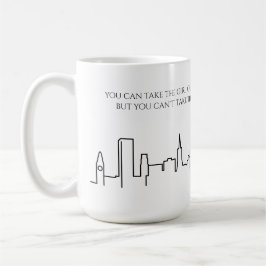 San Francisco Skyline Girl Quote Mugg