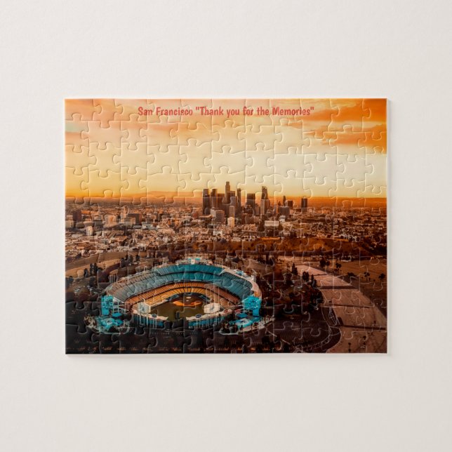 San Francisco Skyline. Jigszle Puzzle Pussel (Horisontell)
