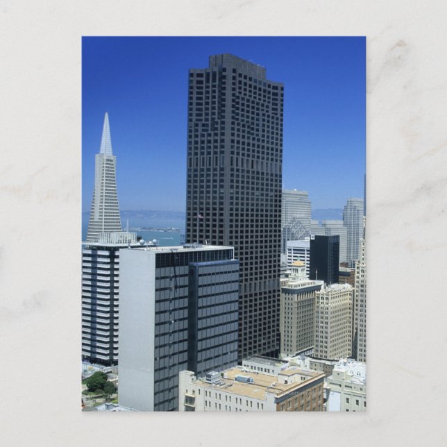 San Francisco, Skyline of Financial District Vykort (Framsida)