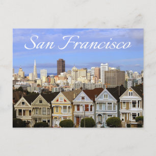 San Francisco Skyline & Painting Dam, Kalifornien Vykort