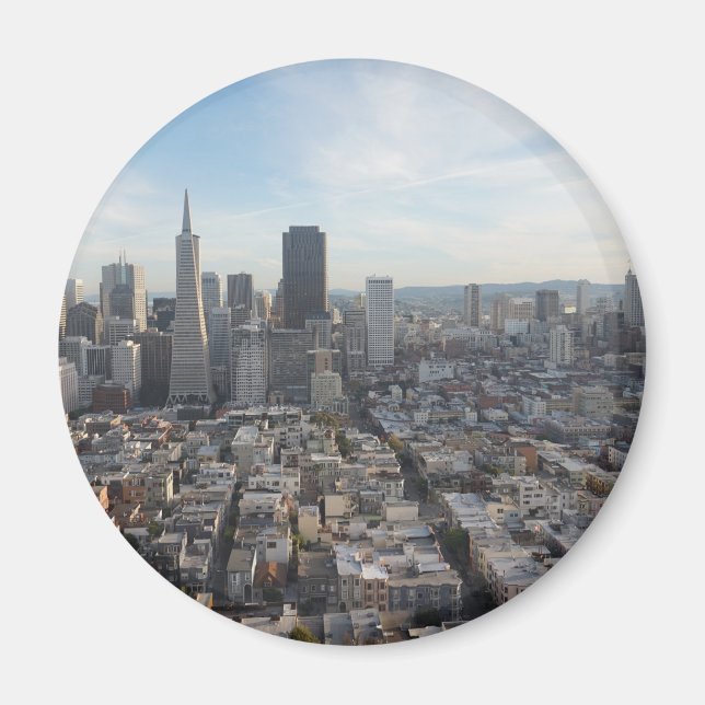 San Francisco Skyline Panorama Magnet (Framsidan)
