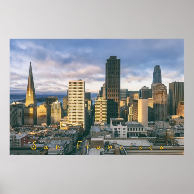 San Francisco Skyline Poster (Framsidan)