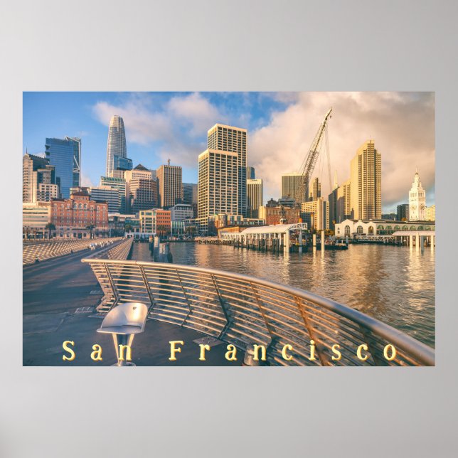 San Francisco Skyline Poster (Framsidan)