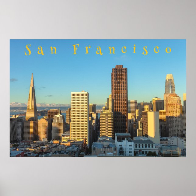 San Francisco Skyline Poster (Framsidan)
