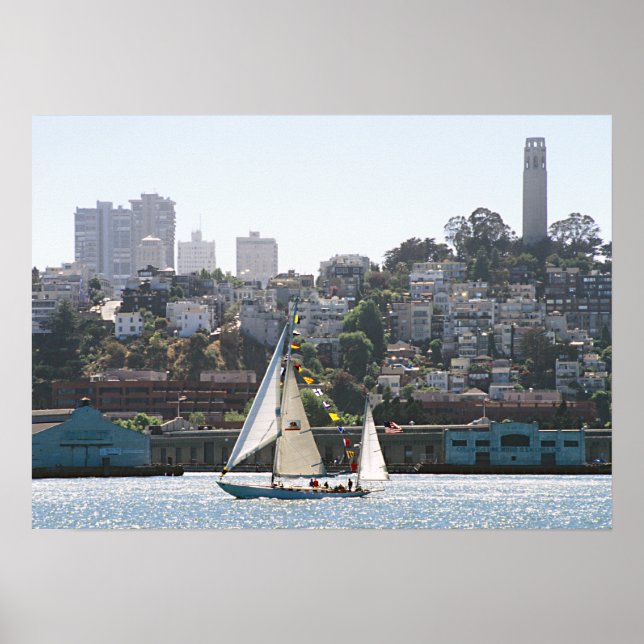 San Francisco Skyline Poster (Framsidan)