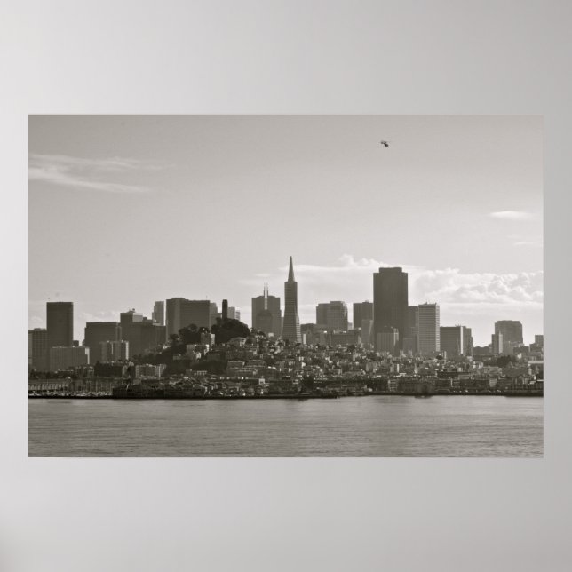 San Francisco Skyline Poster (Framsidan)