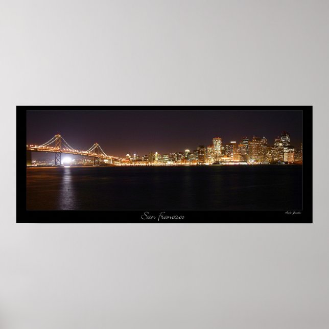San Francisco Skyline Poster (Framsidan)