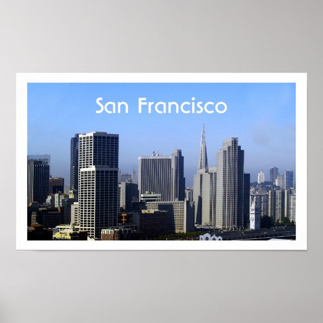 San Francisco Skyline Poster (Framsidan)