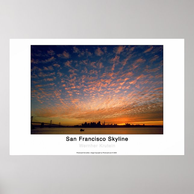 San Francisco Skyline Poster (Framsidan)