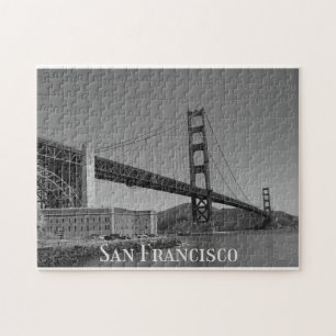 San Francisco Skyline SF Gloden Grind Bridge Pussel