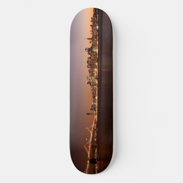 San Francisco Skyline Skate Board Deck (Framsida)