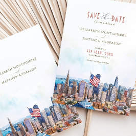 San Francisco Skyline Spara datummålet Inbjudningar