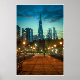 San Francisco Skyline Transamerica Pyramid Print Poster