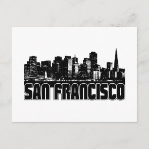 San Francisco Skyline Vykort