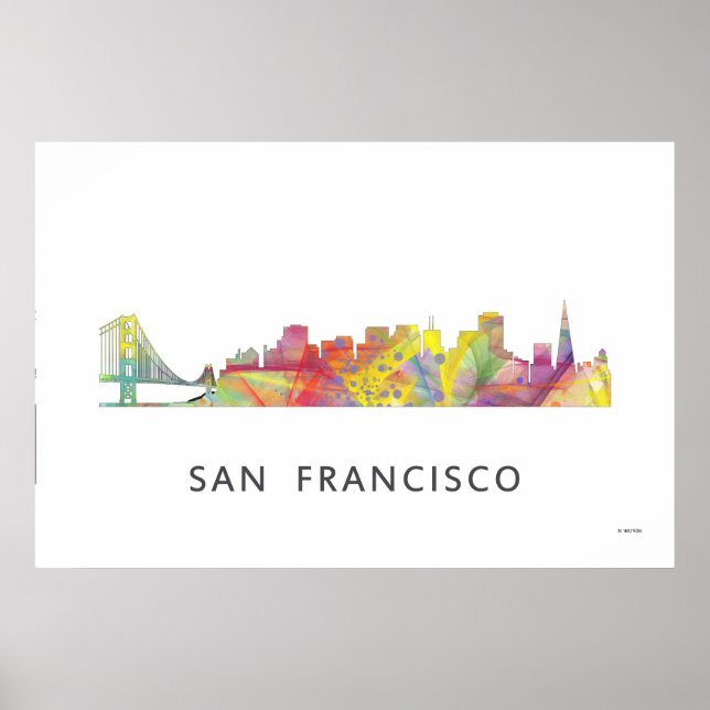 SAN FRANCISCO SKYLINE - WB1 - POSTER (Framsidan)