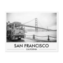 San Francisco Spårvagn vid Golden Gate Bridge