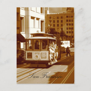San Francisco spårvagn Vykort