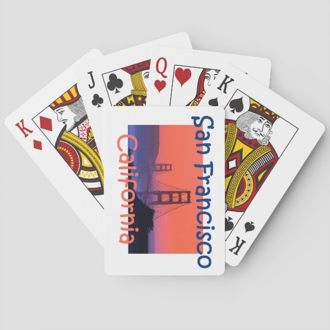 SAN FRANCISCO SPELKORT (Baksidan)