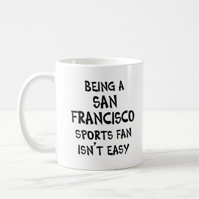 san francisco sports fan, being kaffemugg (Vänster)