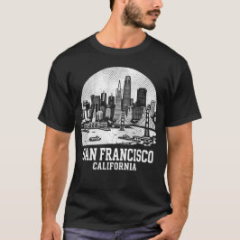 San Francisco stad Kalifornien T Shirt