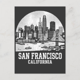 San Francisco stad Kalifornien Vykort