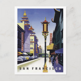 San Francisco, stads gata, Kinatown Vykort