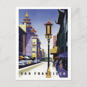 San Francisco, stads gata, Kinatown Vykort
