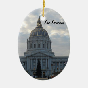 San Francisco stadshus Julgransprydnad Keramik