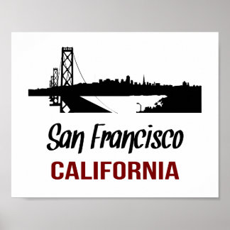 San Francisco (standard bild ram storlek) Poster