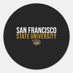 San Francisco State Sfsu Gators Stacks Runt Klistermärke