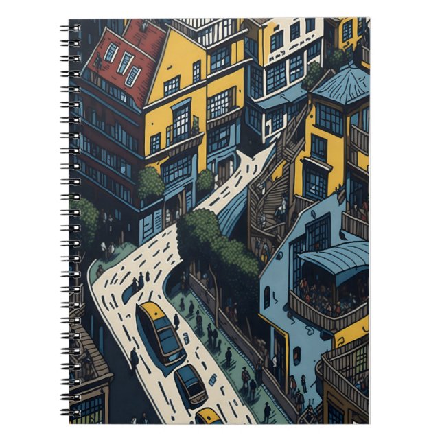 San Francisco Street Anteckningsbok (Framsidan)