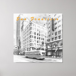 San Francisco Street Canvastryck